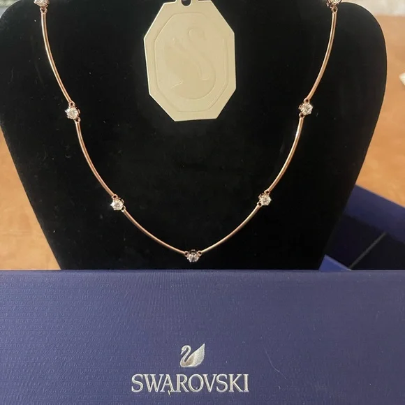 Swarovski | Jewelry | Swarovski Gold And Silver Necklace  display picture 1